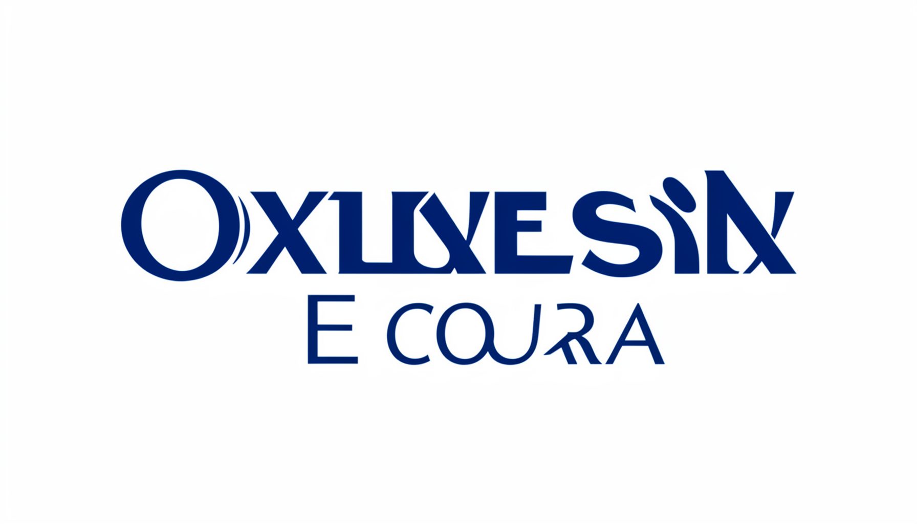 Logotipo de Oxford Ecuador, con tipografía institucional en azul marino sobre fondo blanco